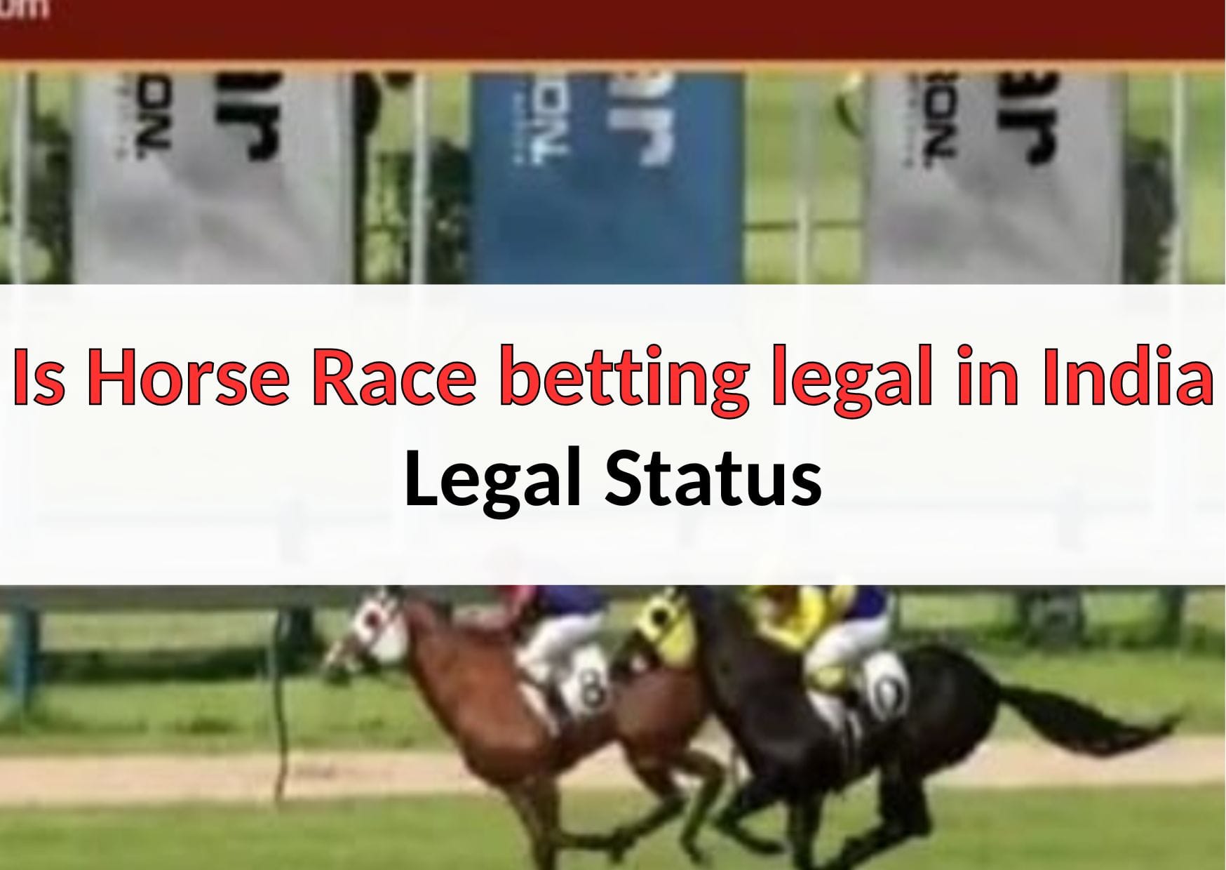 เป็นการแข่งขันม้า พนันตามกฎหมายในประเทศไทย